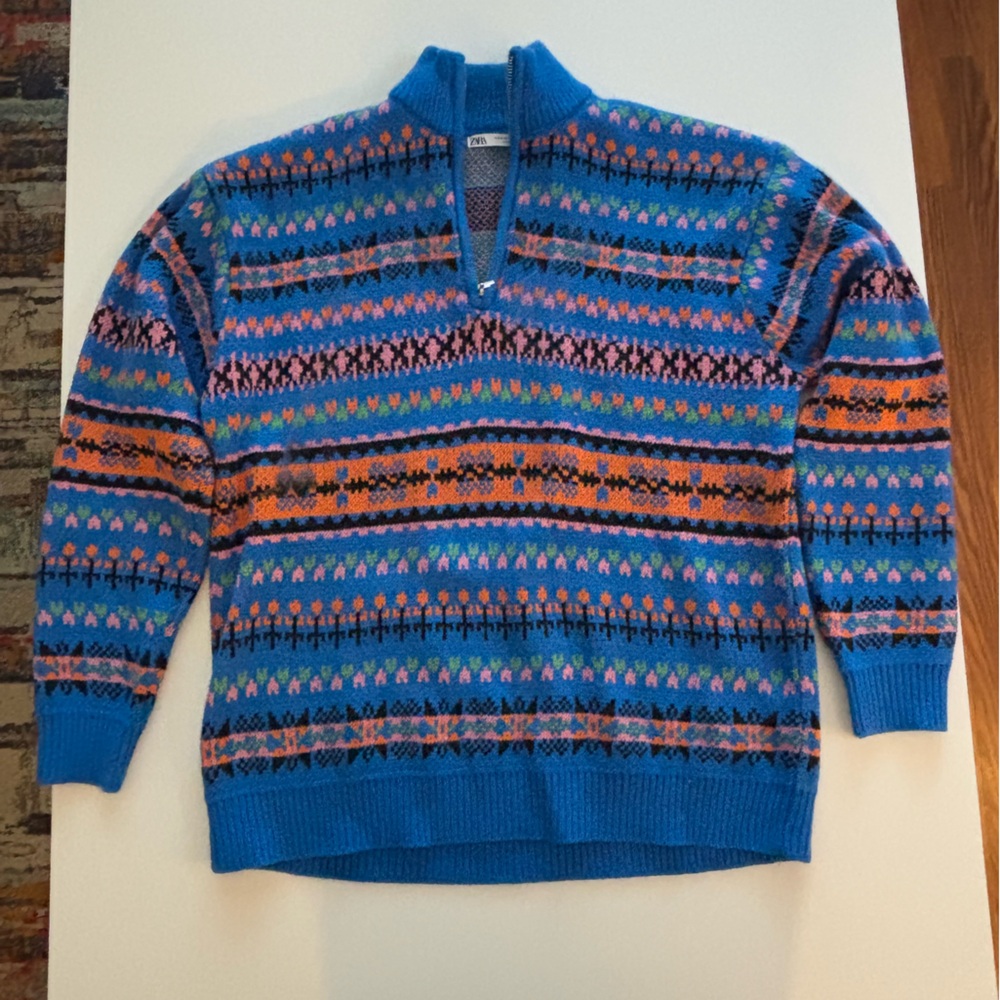Zara - Men’s Quarter Zip Sweater (M)